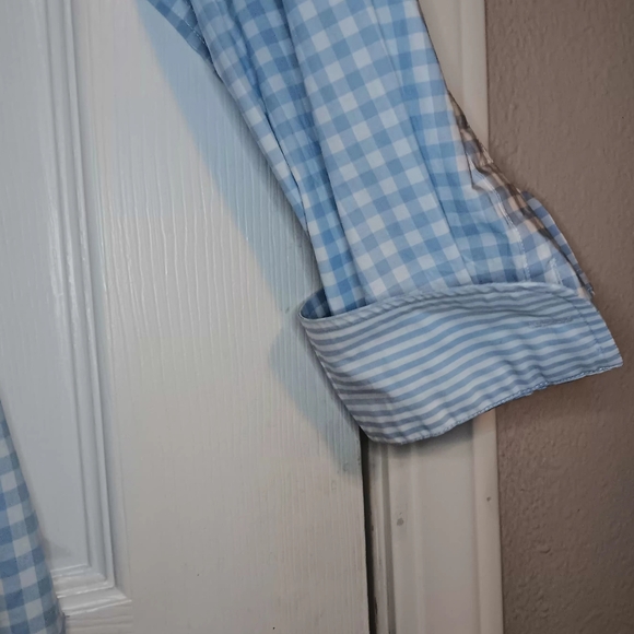 Lauren Ralph Lauren Non Iron Straight Fit Checked Button Front Shirt - Picture 4 of 8